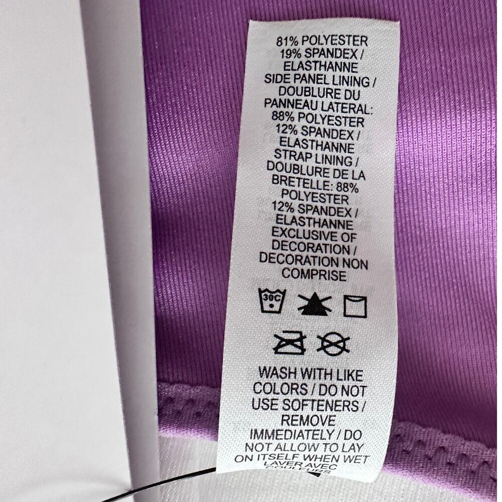 Nike Training Women's XS Sports Bra – Lavender - NWT - Picture 4 of 5
